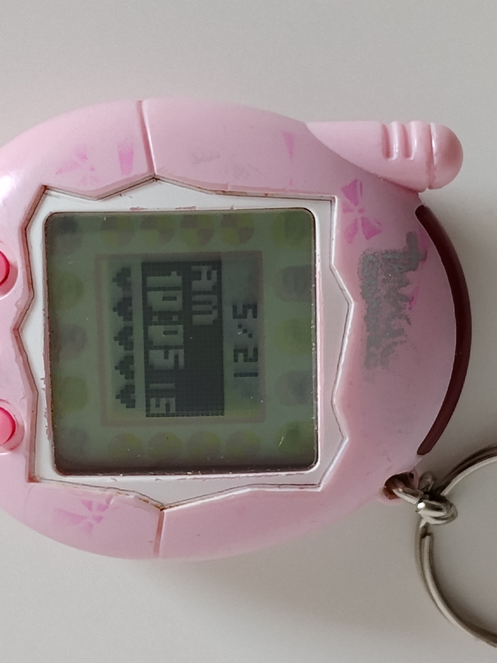 Tamagotchi Connection V3 Light Pink with Ribbons 2006 SEE DESCRIPTION